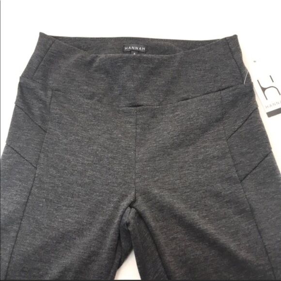 Hannah Charcoal Grey Ponte Leggings - Picture 2 of 8